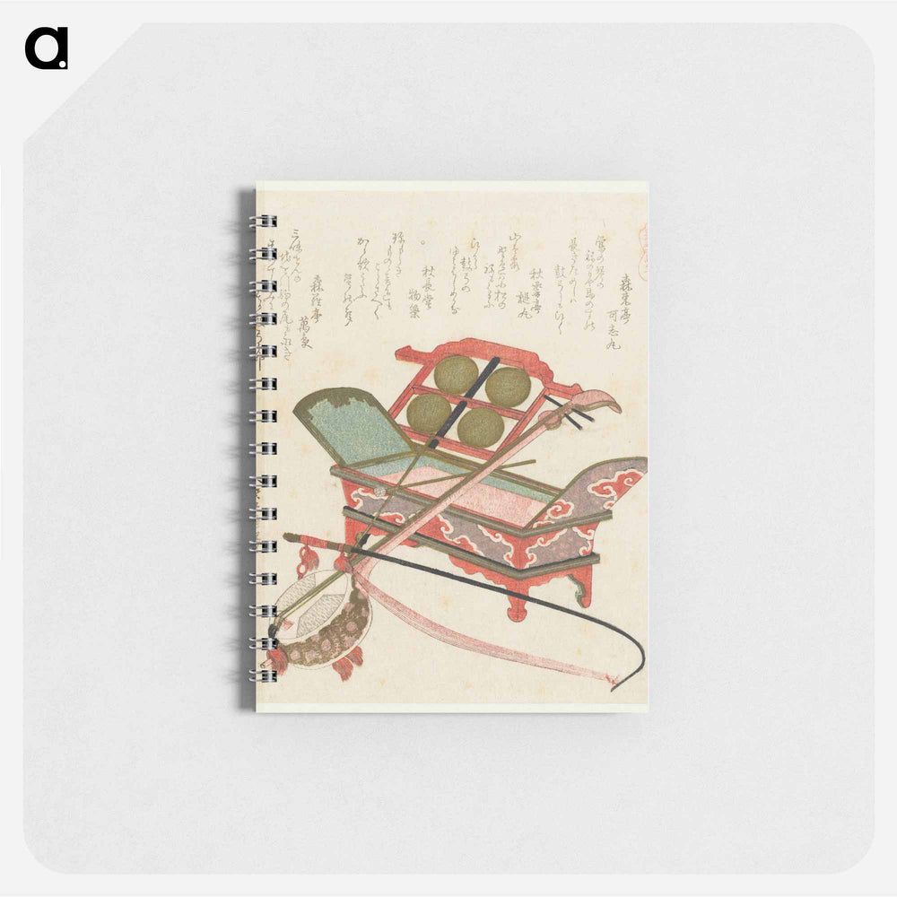 A comparison of Genroku poems and shells - 葛飾 北斎 Memo.