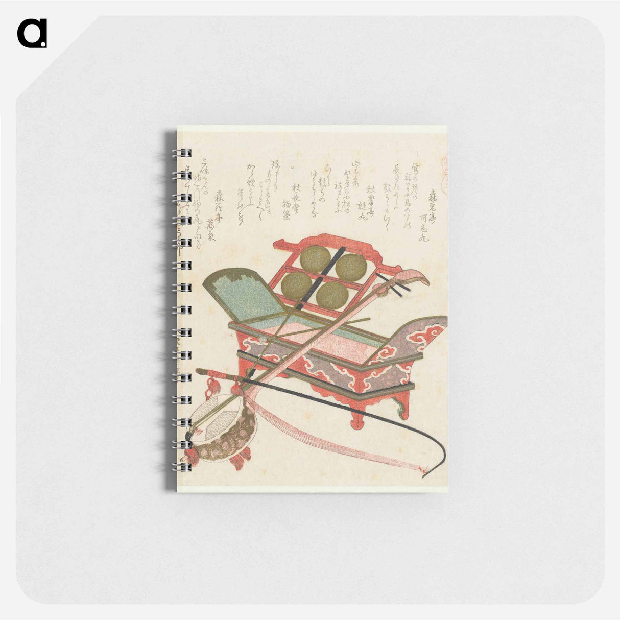 A comparison of Genroku poems and shells - 葛飾 北斎 Memo.