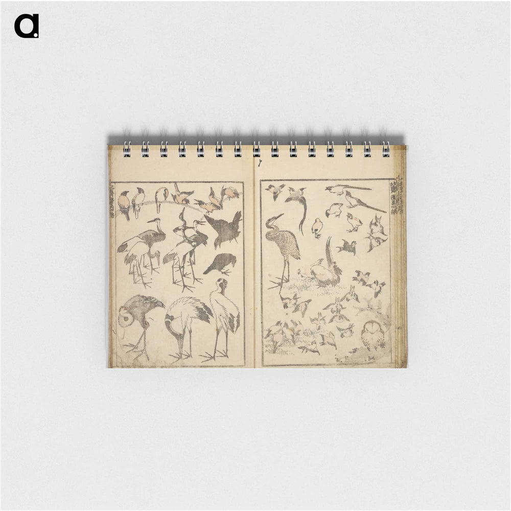 Random sketches by Hokusai volumes 1 to 11 - 葛飾 北斎 Memo.