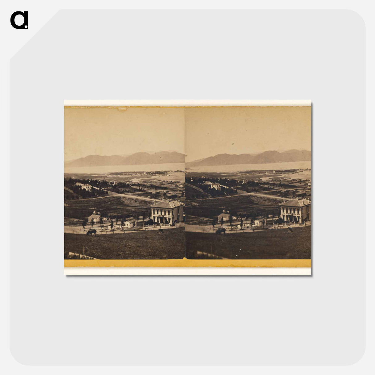 アートポストカード-Golden Gate from Pacific Heights
- エドワード マイブリッジ Postcard.