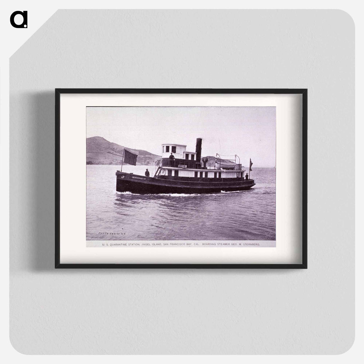 アートポスター-U.S. Quarantine Station, Angel Island, San Francisco Bay, California
- 国立医学図書館 Poster.