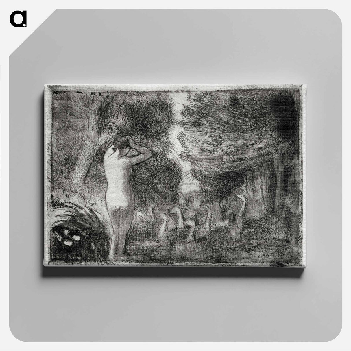アートパネル-Bather and Geese
- クリーブランド美術館 Canvas.