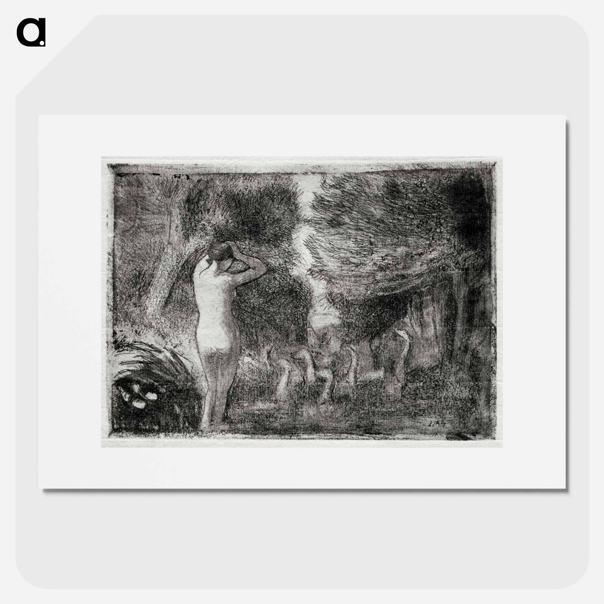 アートポスター-Bather and Geese
- クリーブランド美術館 Poster.
