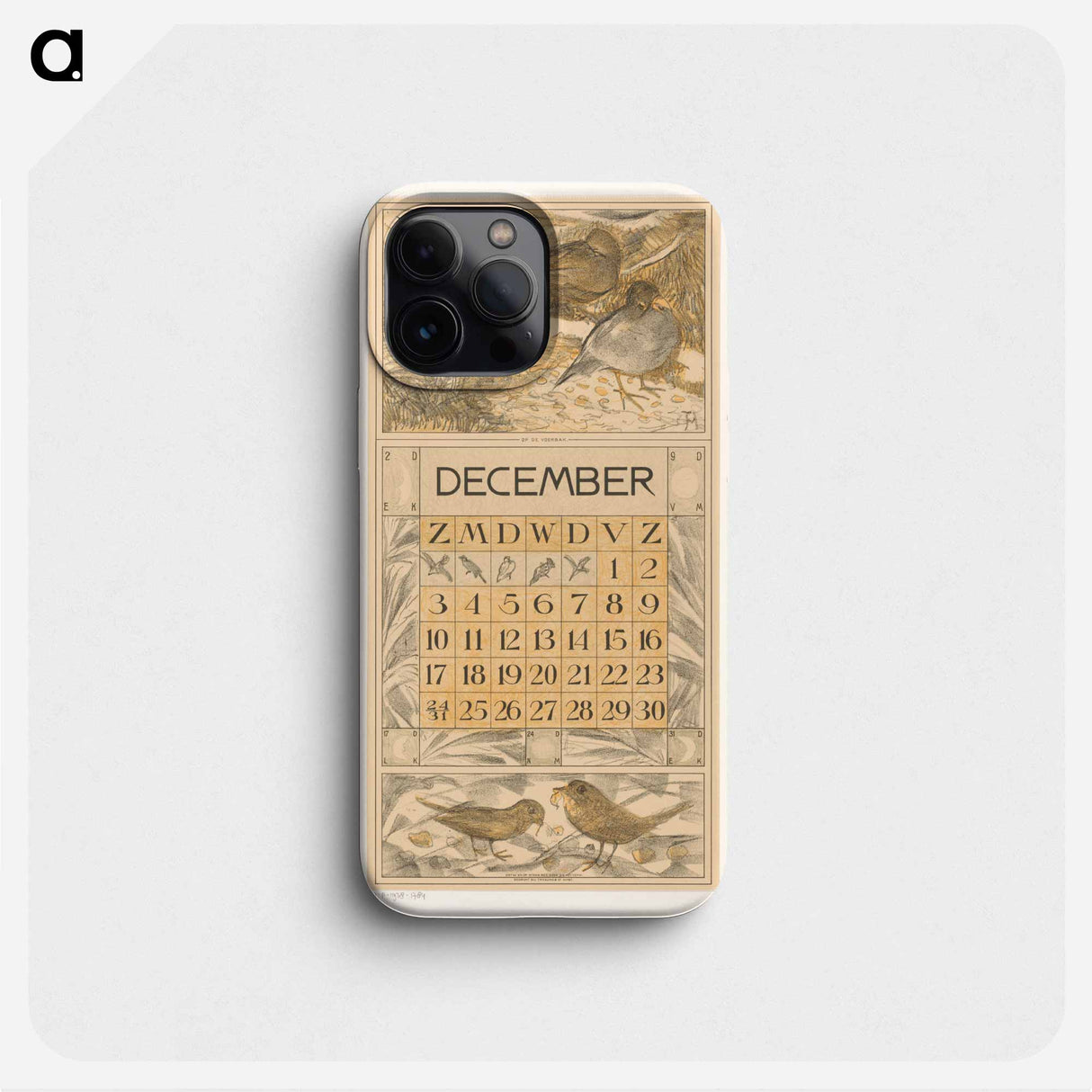 Calendar December with 5000 votes - Theo van Hoytema Phone Case.