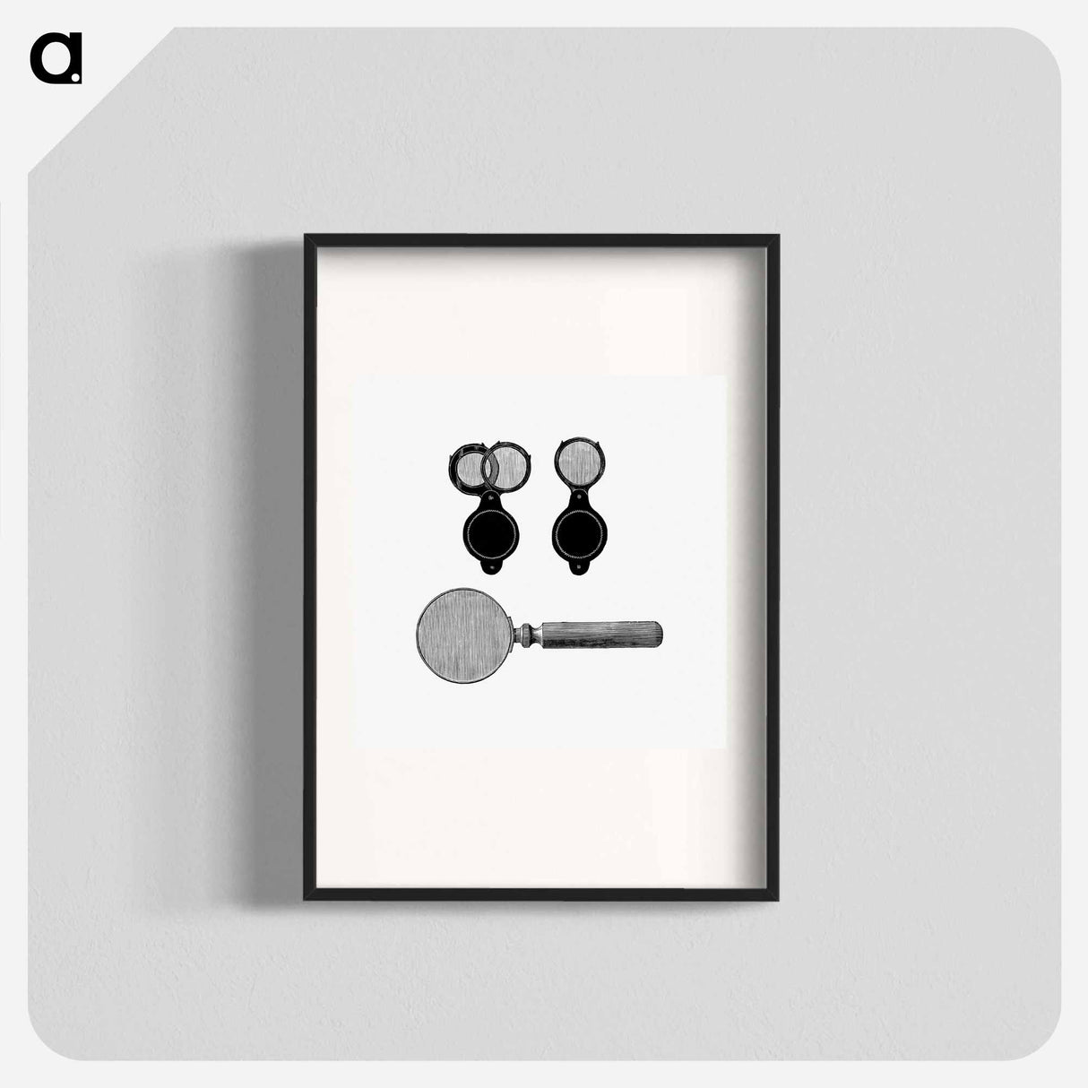 アートポスター-Magnifying Set Illustration
- 大英図書館 Poster.