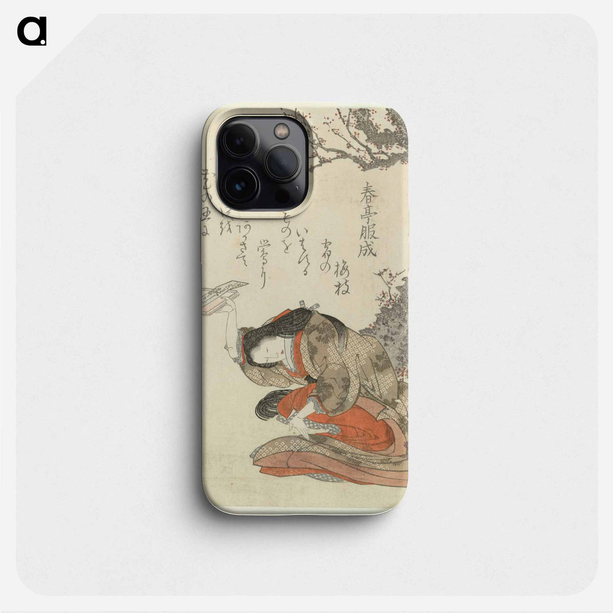 A comparison of Genroku poems and shells - Katsushika Hokusai Phone Case.