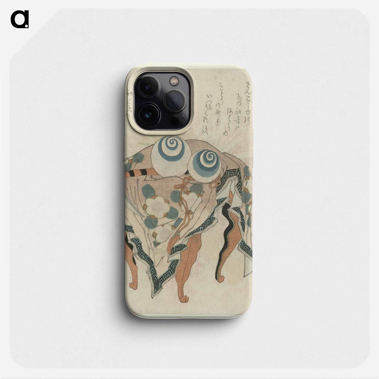 A comparison of Genroku poems and shells - Katsushika Hokusai Phone Case.