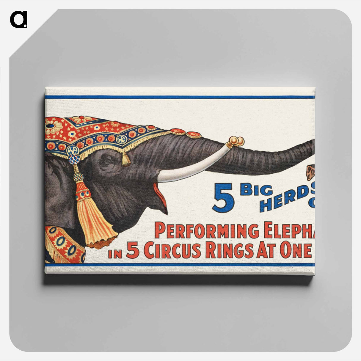 アートパネル-Five Ring Circus Elephants
- ボストン公共図書館 Canvas.