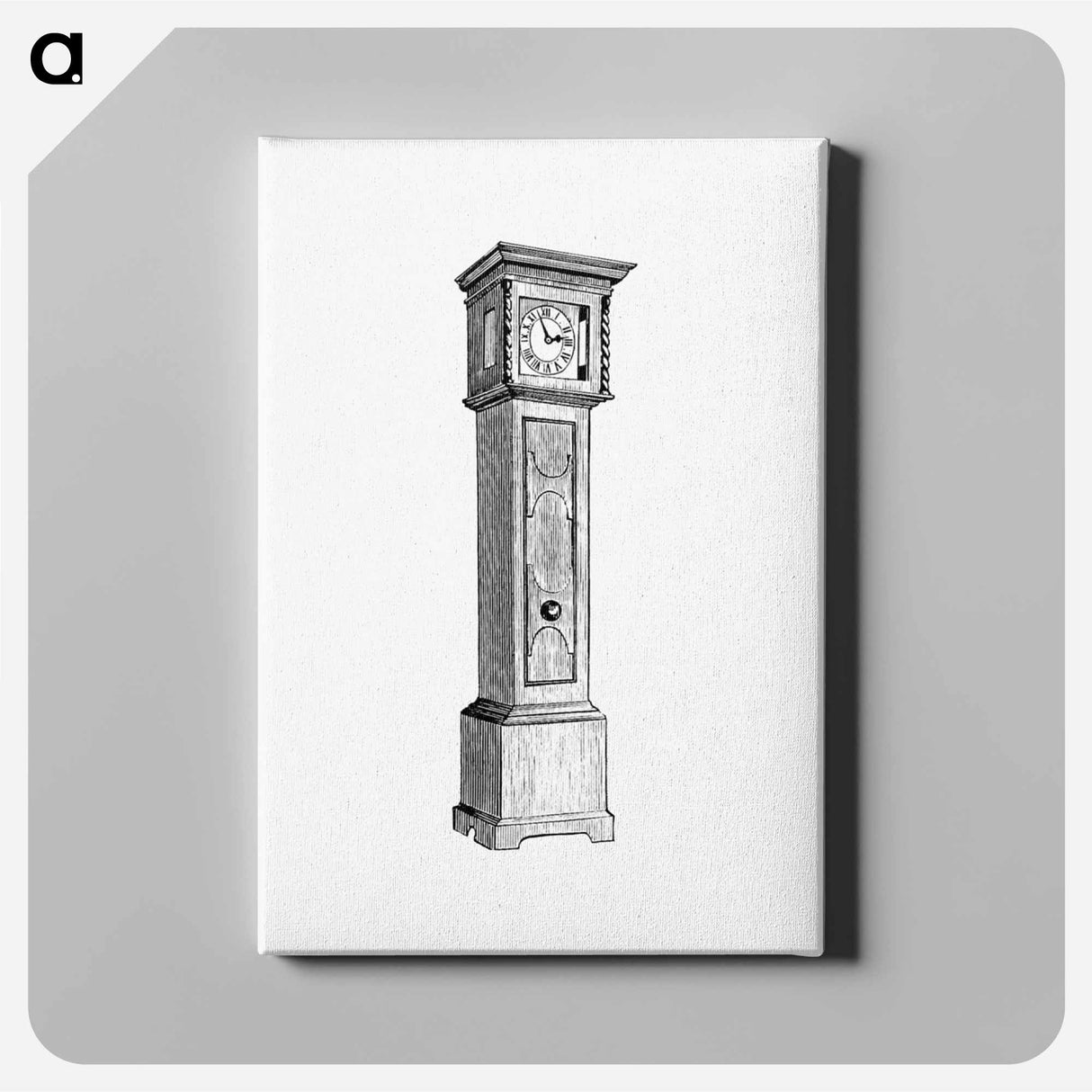 アートパネル-Penn's Clock from The Historic Mansions And Buildings Of Philadelphia, With Some Notice Of Their Owners And Occupants
- 大英図書館 Canvas.