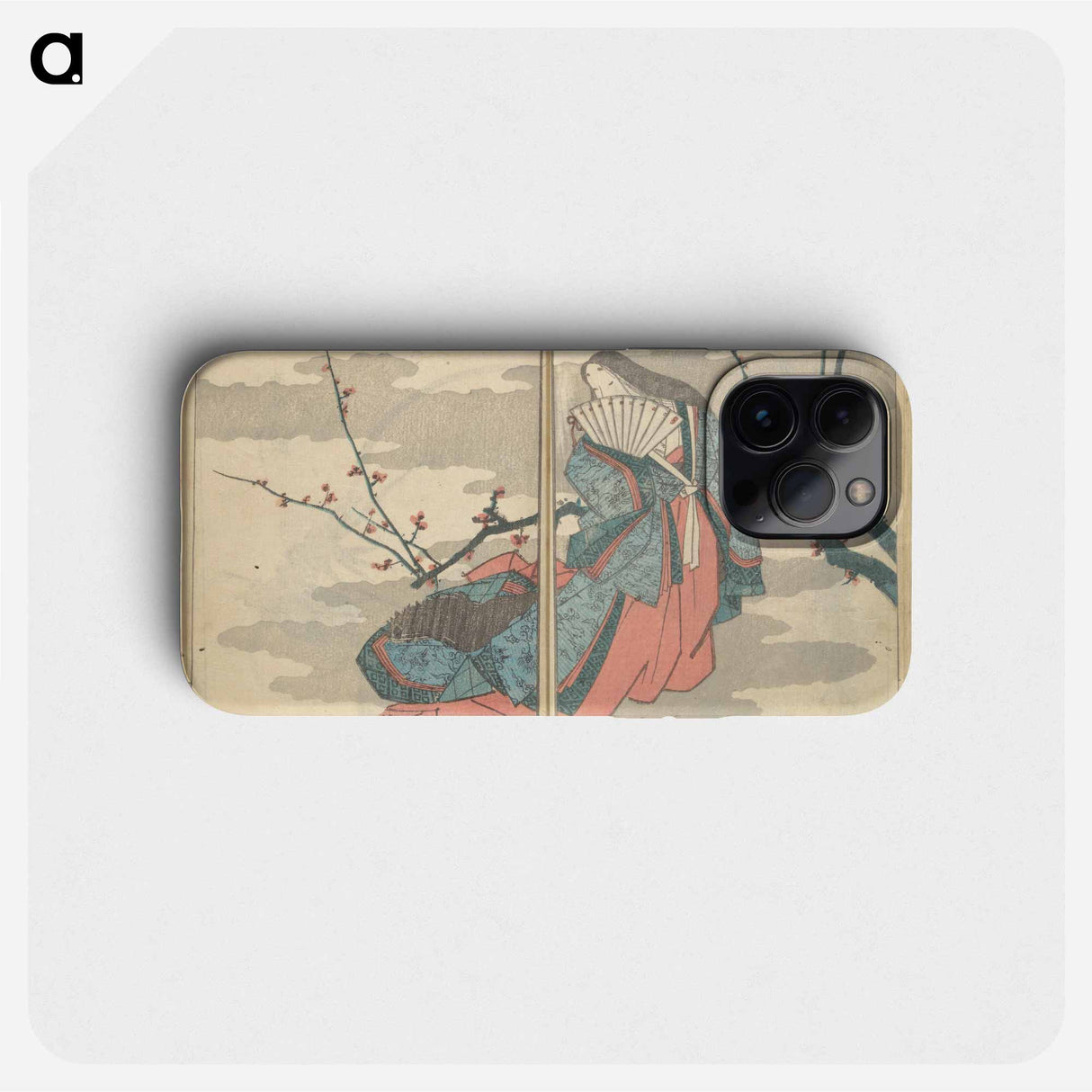 Picture Book with Mixed Verses on Jōruri (Puppet Theater) - Katsushika Hokusai Phone Case.