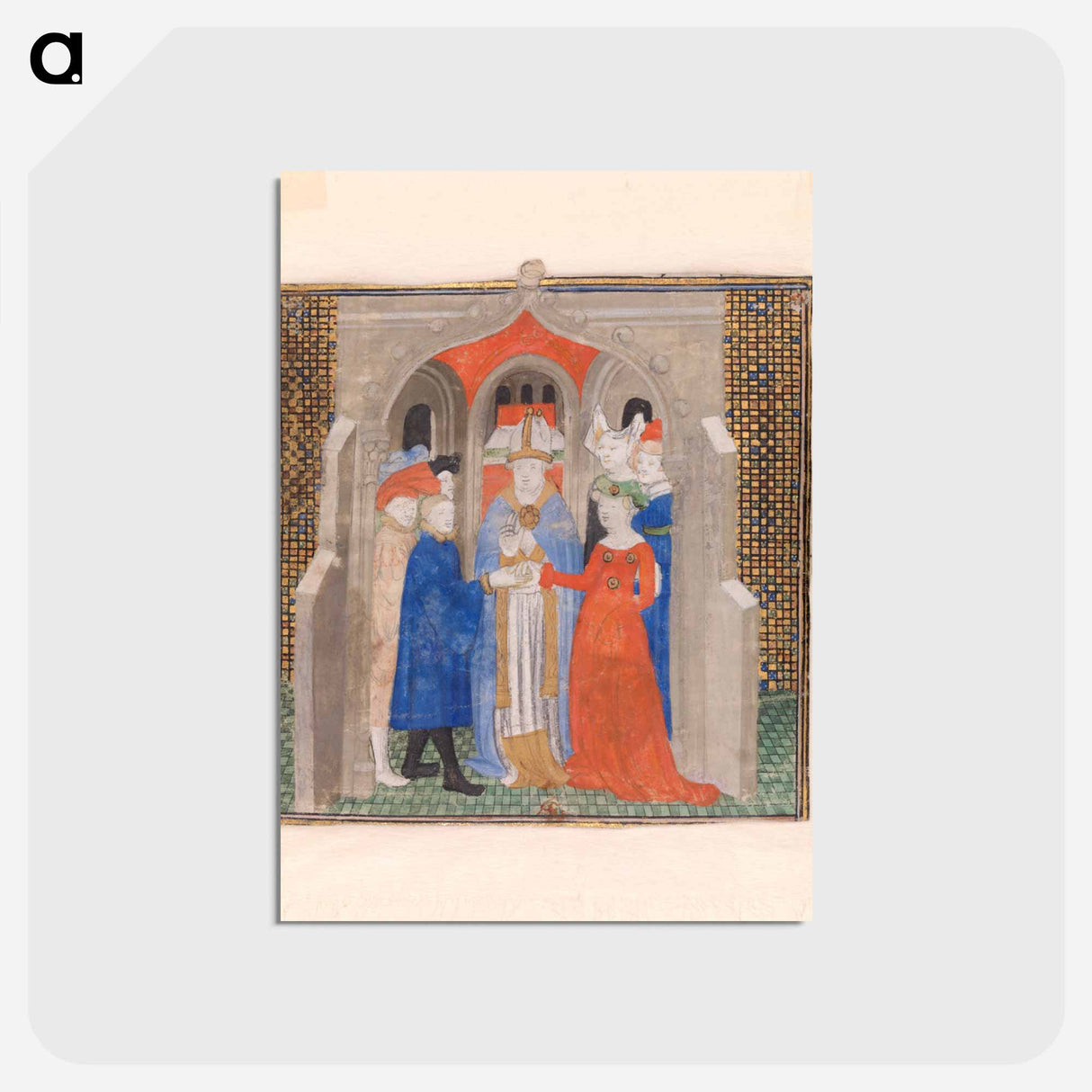 アートポストカード-Marriage Scene
- バーンズ・コレクション Postcard.