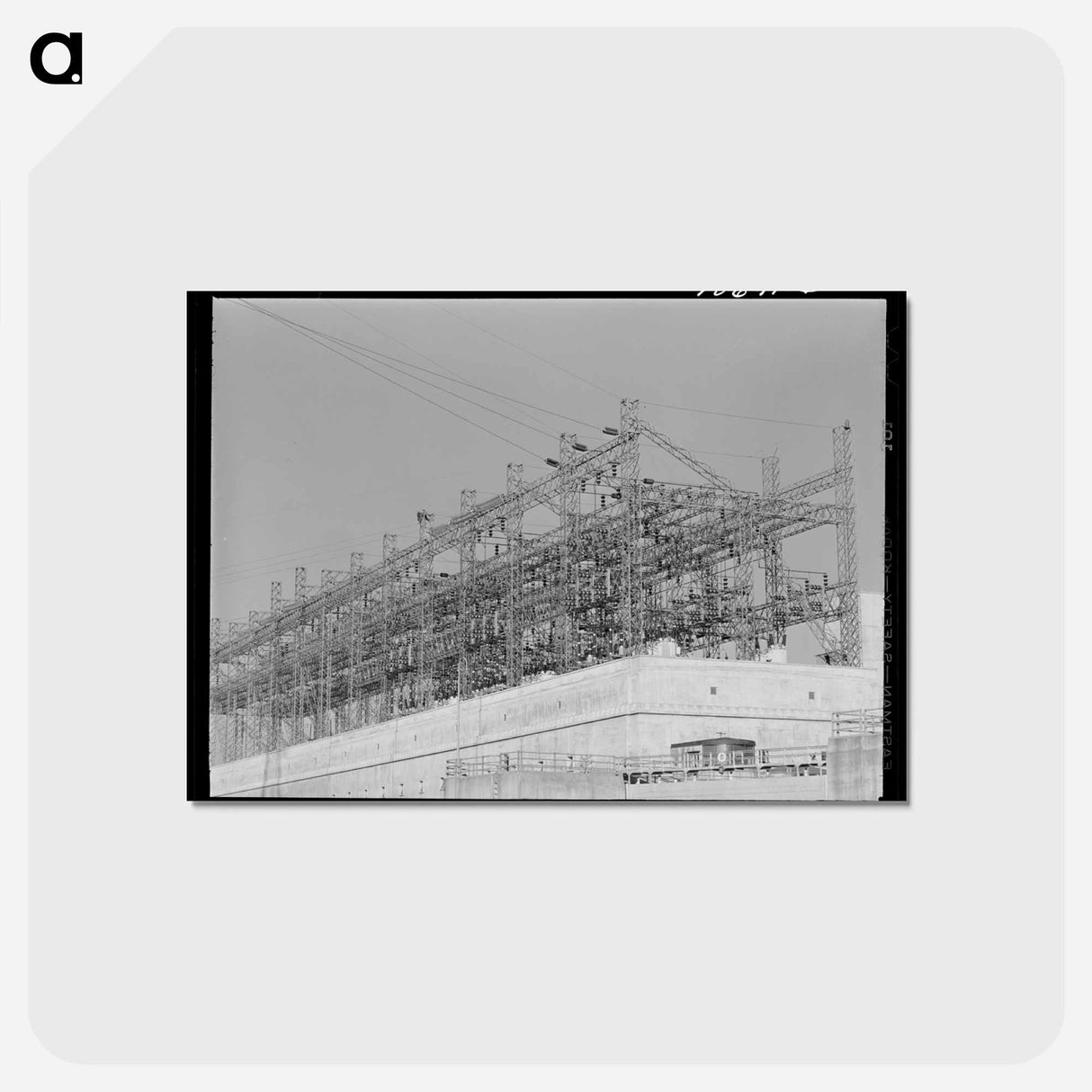 アートポストカード-Powerhouse. Bonneville Dam, Oregon
- ラッセル リー Postcard.
