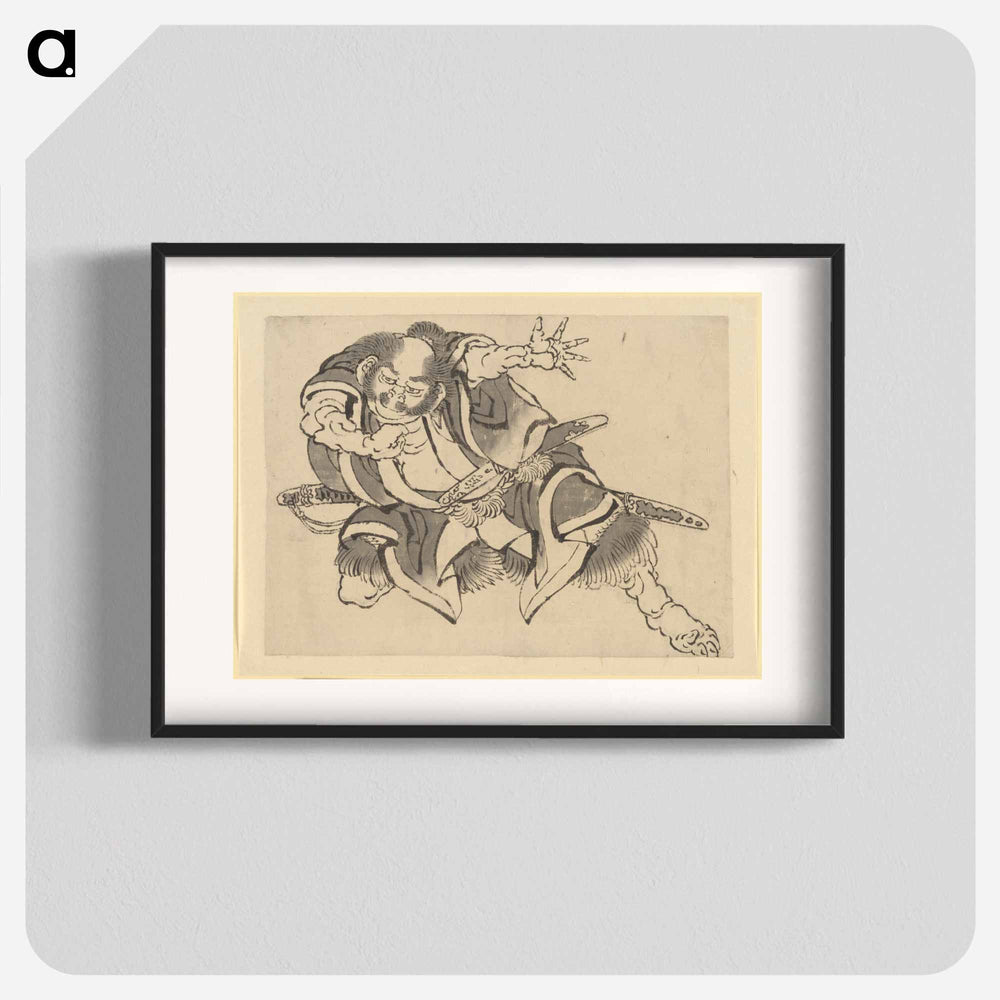 Sakata Kintoki - Katsushika Hokusai Poster.