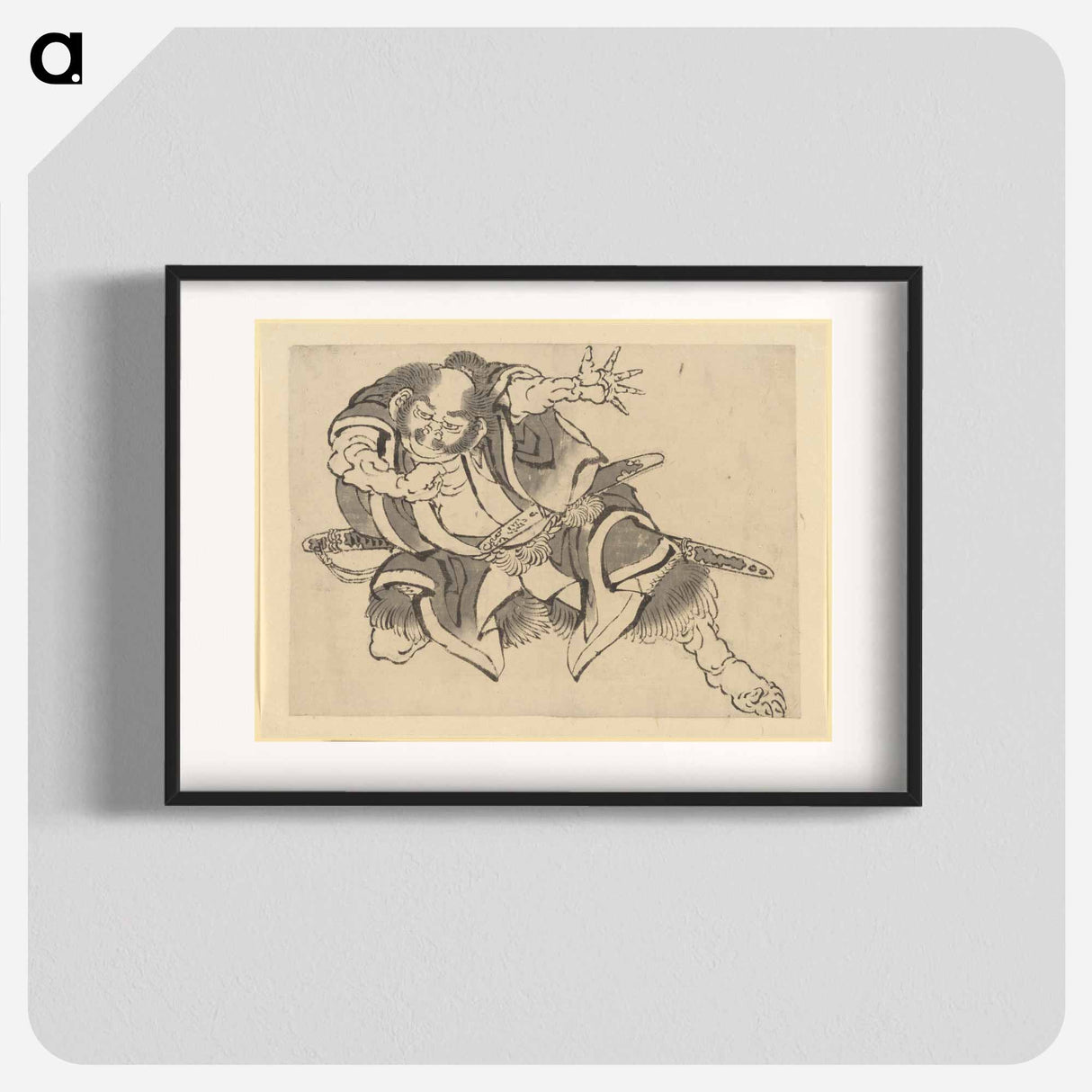 Sakata Kintoki - Katsushika Hokusai Poster.