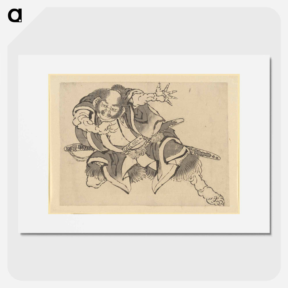 Sakata Kintoki - Katsushika Hokusai Poster.