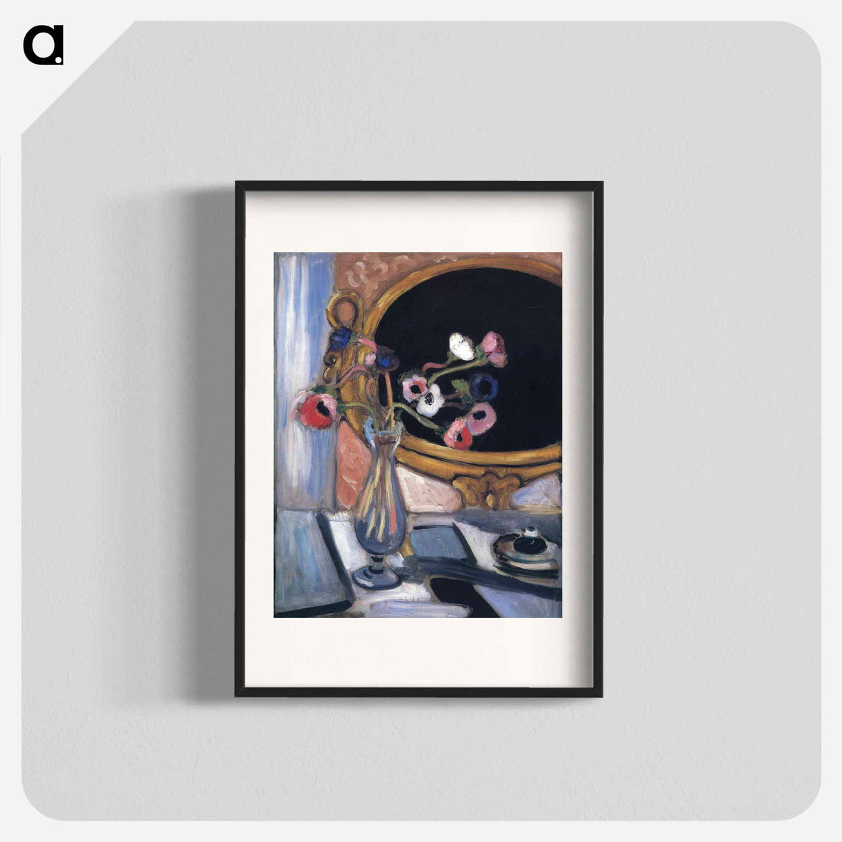 アートポスター-Anemone and Mirror - アンリ マティス Poster.