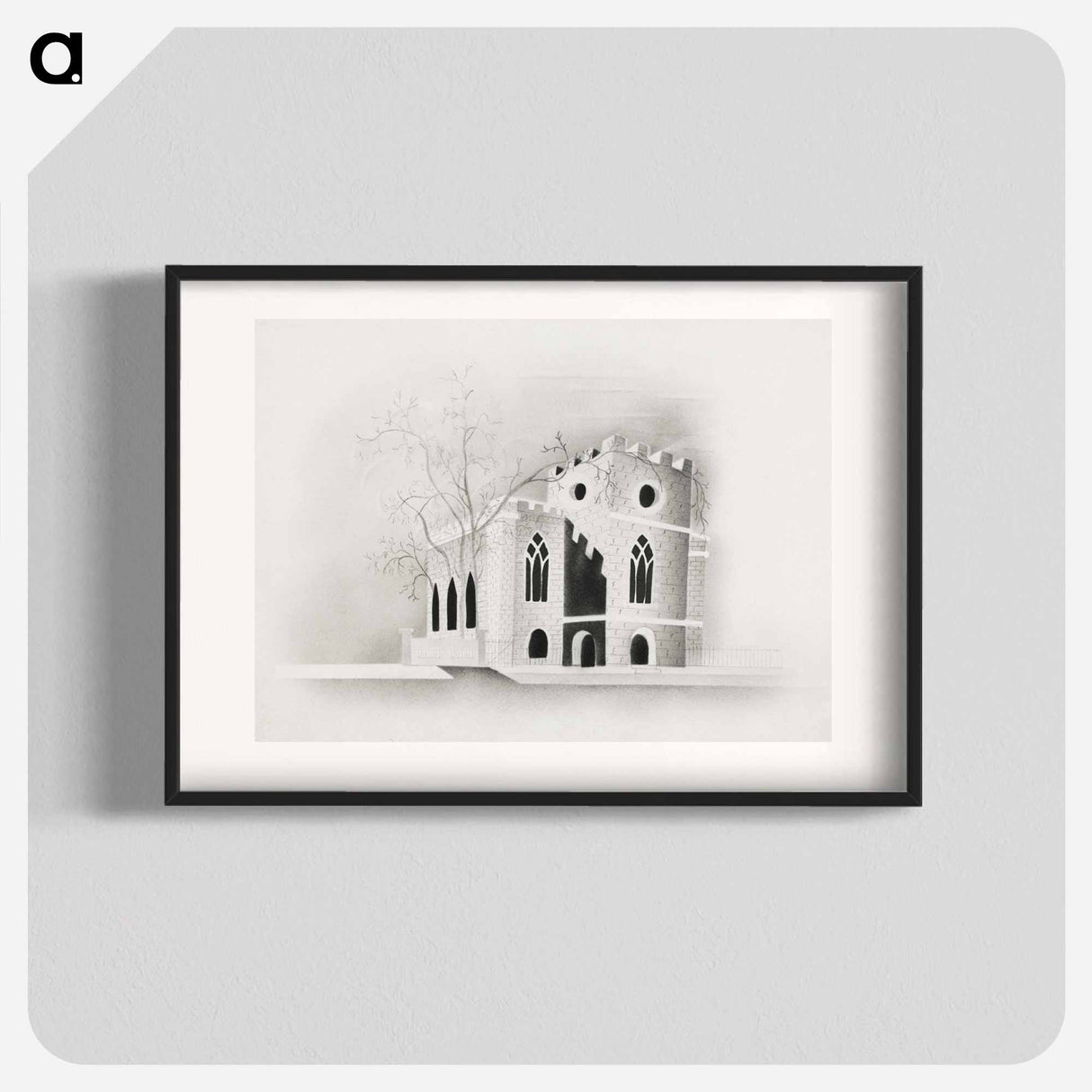アートポスター-A Gothic Church by Moonlight
- クリーブランド美術館 Poster.