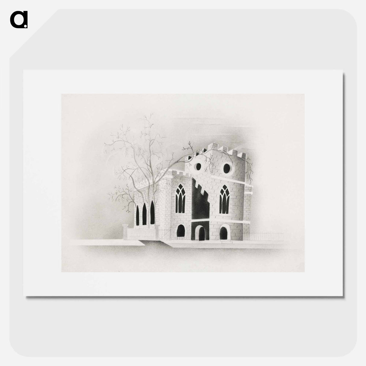 アートポスター-A Gothic Church by Moonlight
- クリーブランド美術館 Poster.