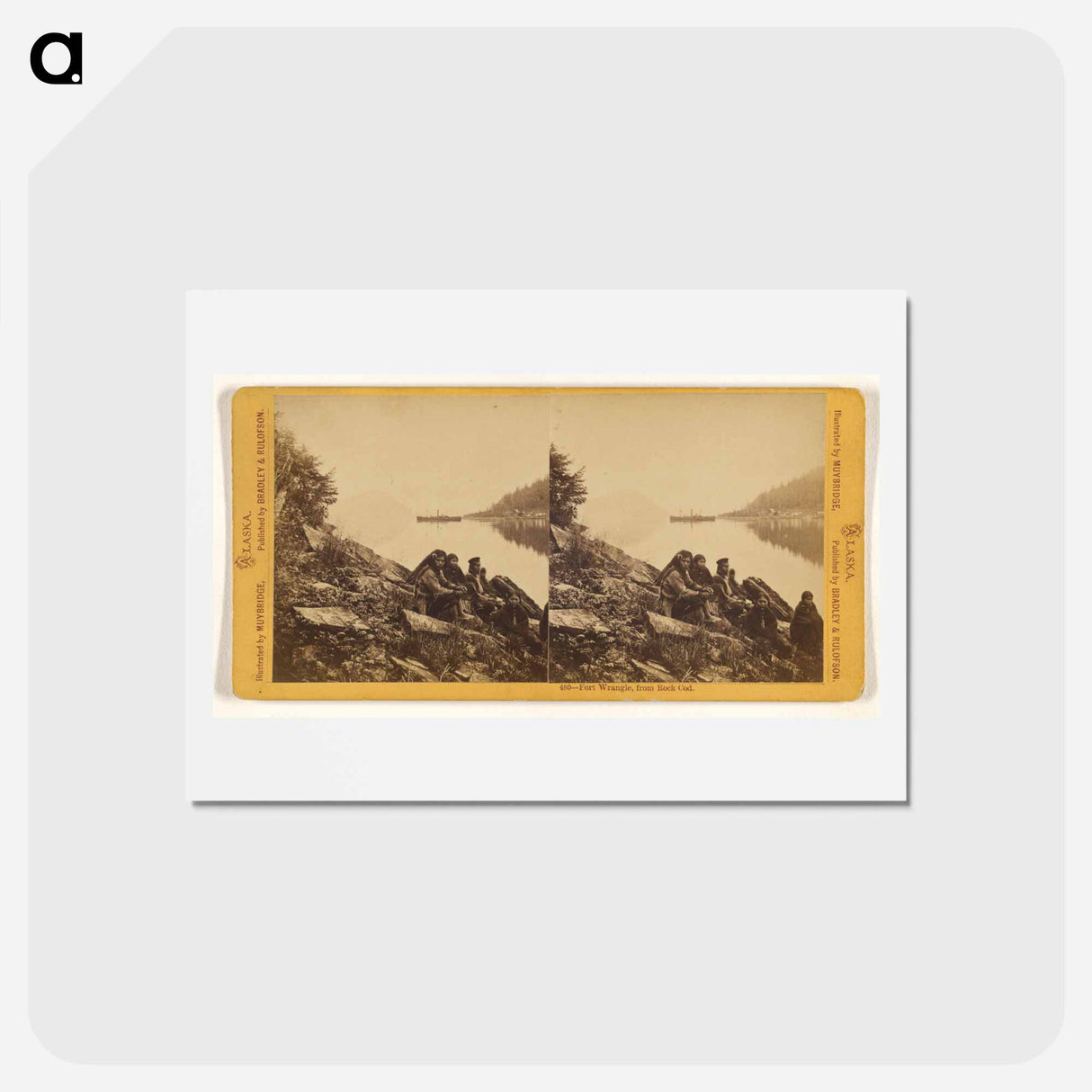 アートポストカード-Fort Wrangle
- エドワード マイブリッジ Postcard.