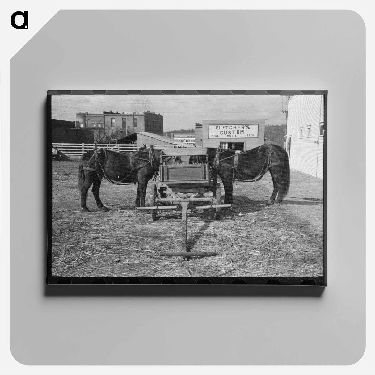 アートパネル-Nets with Floats, Astoria, Oregon
- ラッセル リー Canvas.
