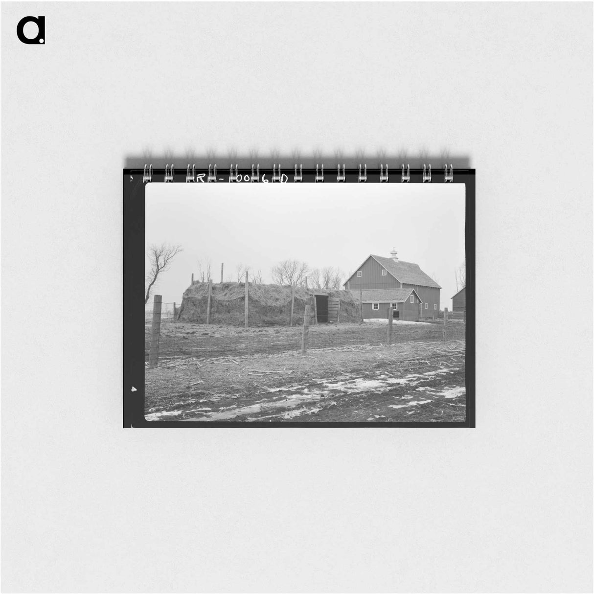 アートメモ帳-Farm Building on Rex Inman Farm
- ラッセル リー Memo.