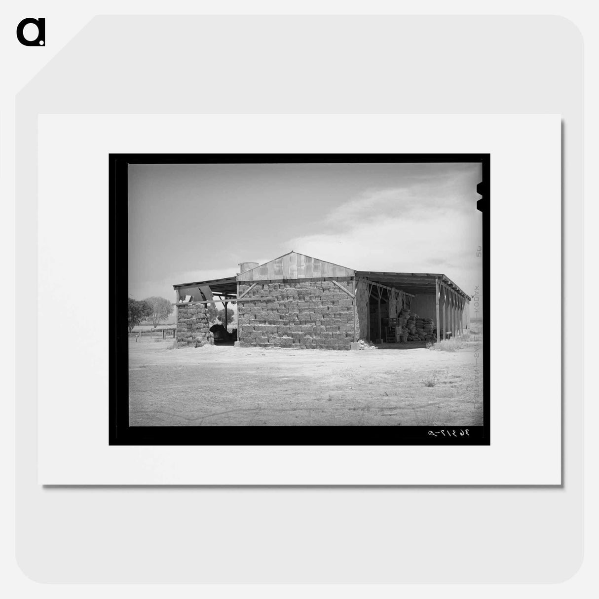 アートポスター-Baled Hay, Casa Grande Valley Farms, Pinal County, Arizona
- ラッセル リー Poster.