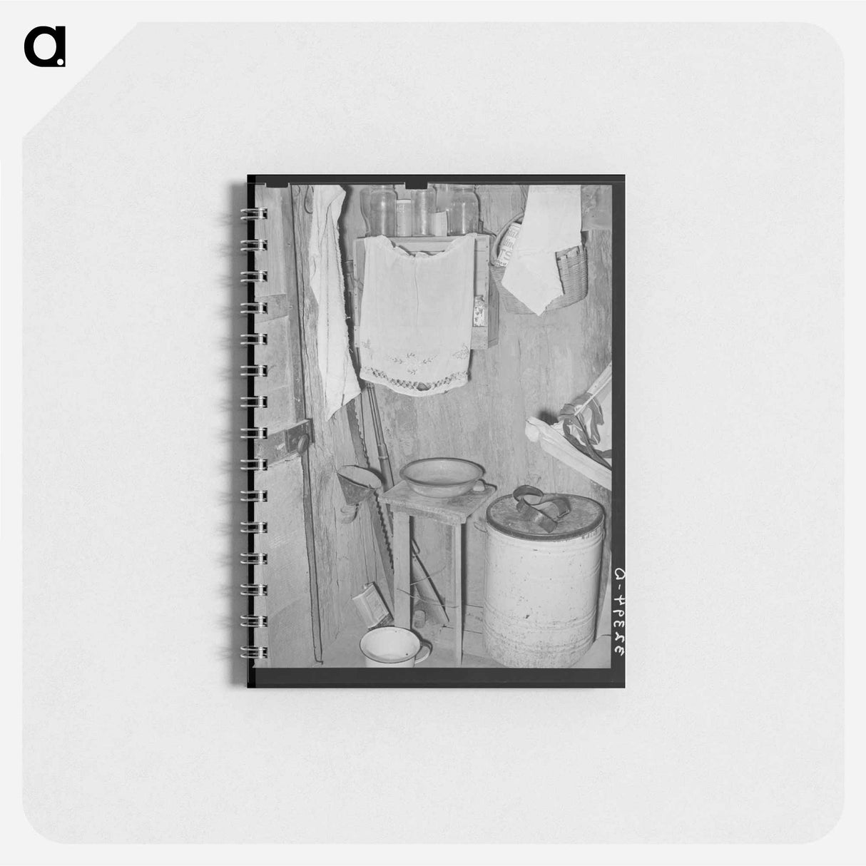アートメモ帳-Washstand in Corner of Dwelling
- ラッセル リー Memo.