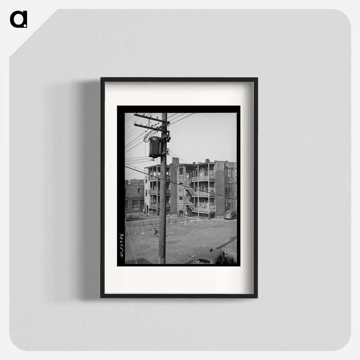 アートポスター-Apartment Houses, Chicago, Illinois
- ラッセル リー Poster.