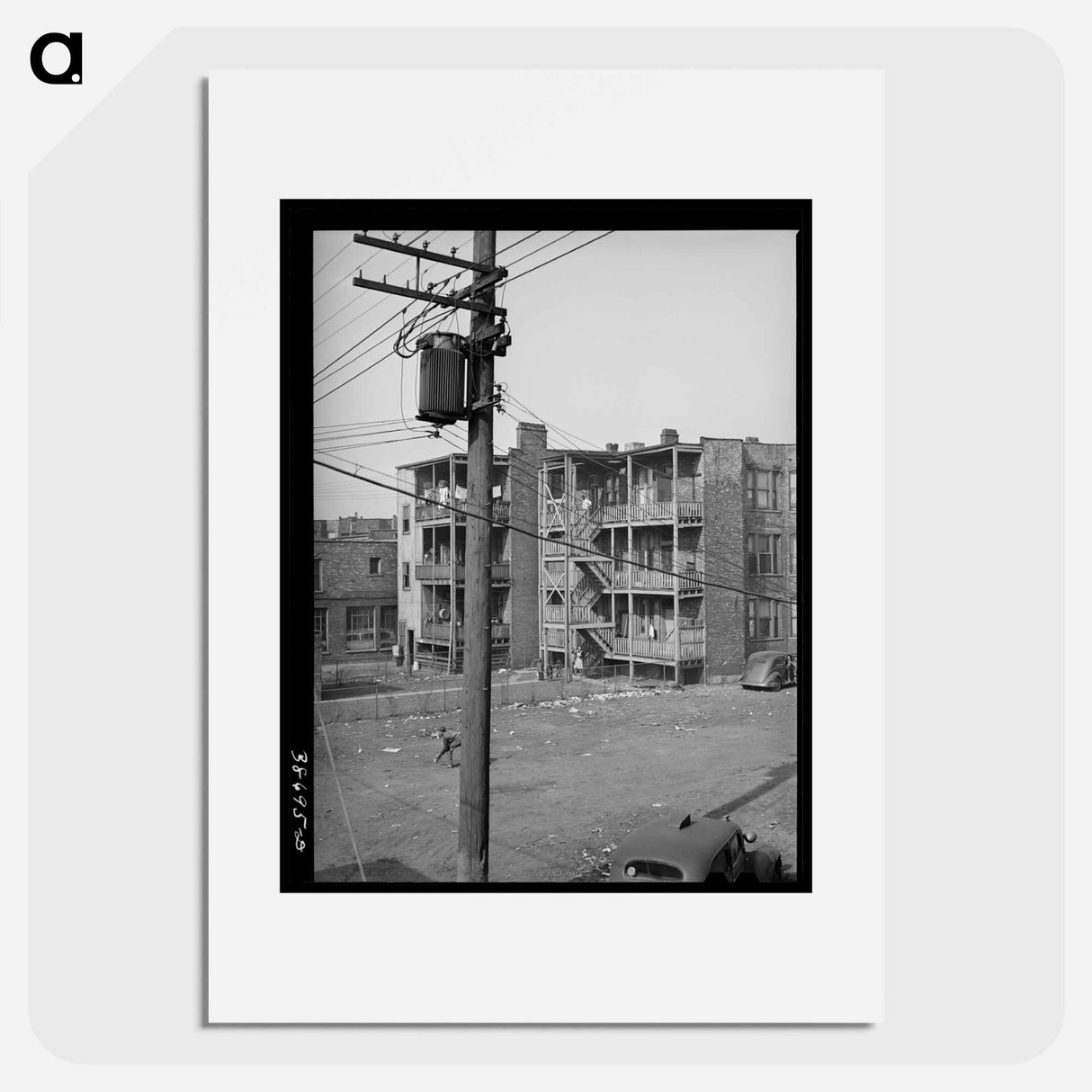 アートポスター-Apartment Houses, Chicago, Illinois
- ラッセル リー Poster.