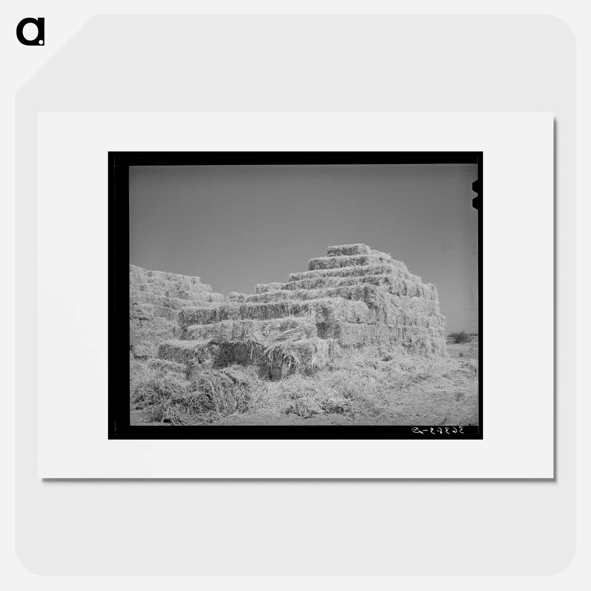 アートポスター-Baled Hay, Casa Grande Valley Farms, Pinal County, Arizona
- ラッセル リー Poster.