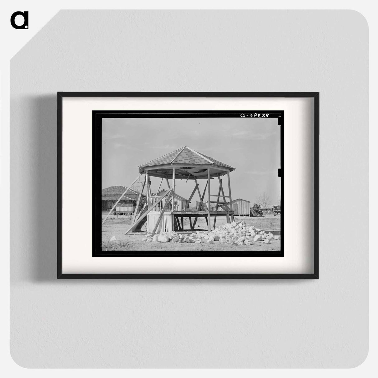 アートポスター-Bandstand, Crystal City, Texas
- ラッセル リー Poster.