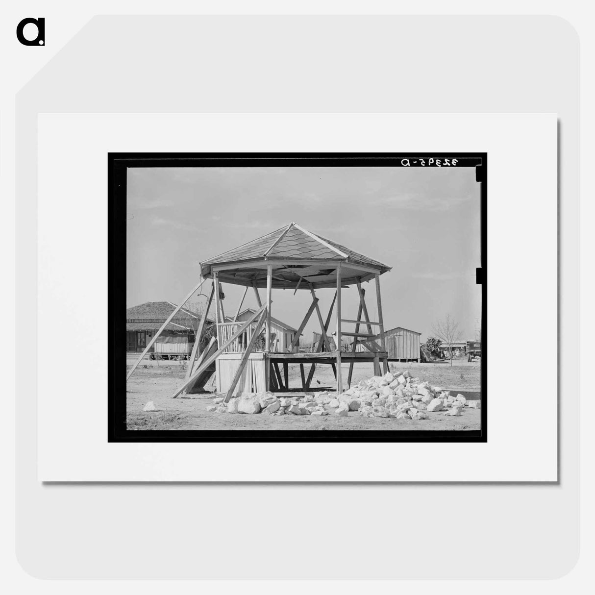 アートポスター-Bandstand, Crystal City, Texas
- ラッセル リー Poster.