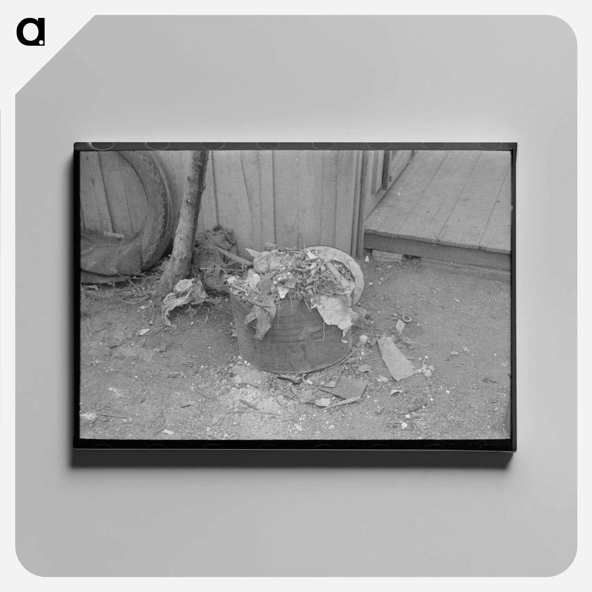 アートパネル-Uncollected Garbage and Pot Plants, San Antonio, Texas
- ラッセル リー Canvas.