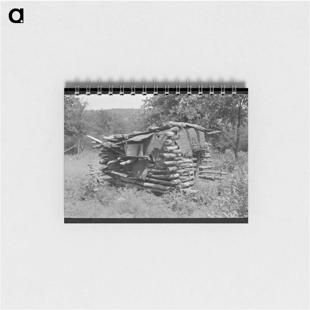 アートメモ帳-Shed of White Tenant Farmer, McIntosh County, Oklahoma
- ラッセル リー Memo.
