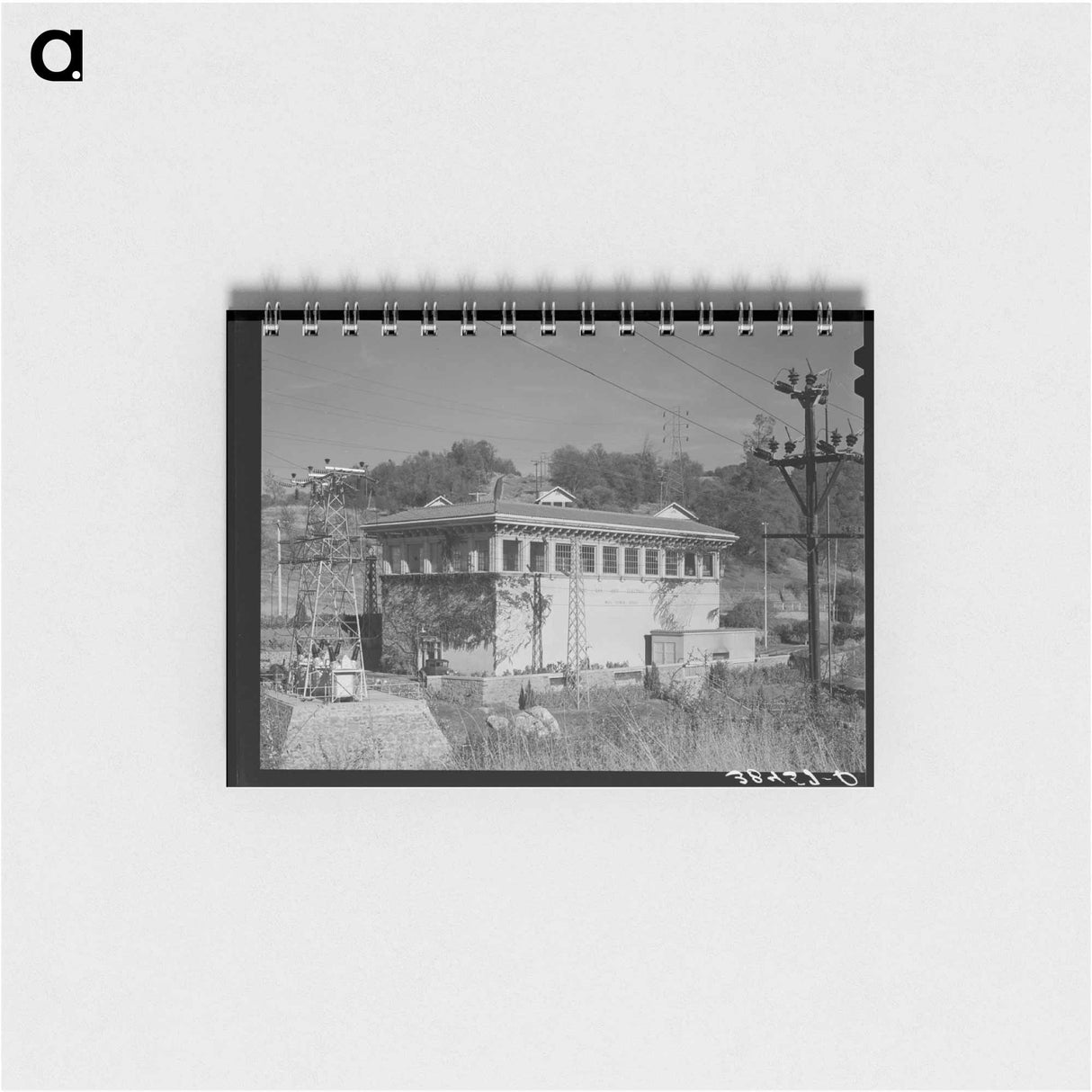 アートメモ帳-Pacific Gas and Electric Powerhouse, Placer County, California
- ラッセル リー Memo.