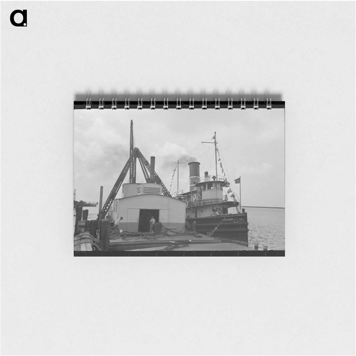 アートメモ帳-U.S. Engineers' Tugboat, Burrwood, Louisiana
- ラッセル リー Memo.