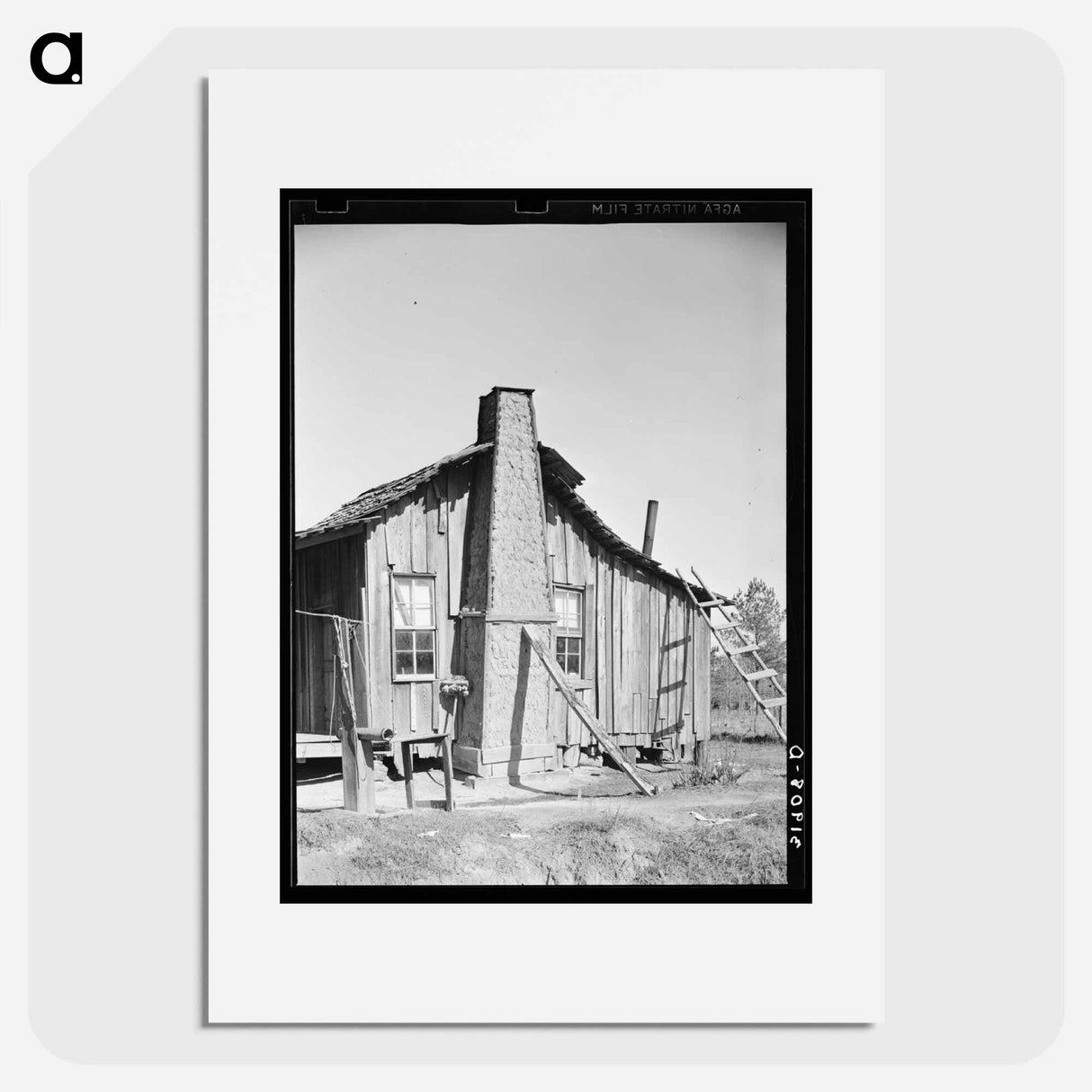 アートポスター-Cabin with Grass and Mud Chimney, Taylorsville, Mississippi
- ラッセル リー Poster.