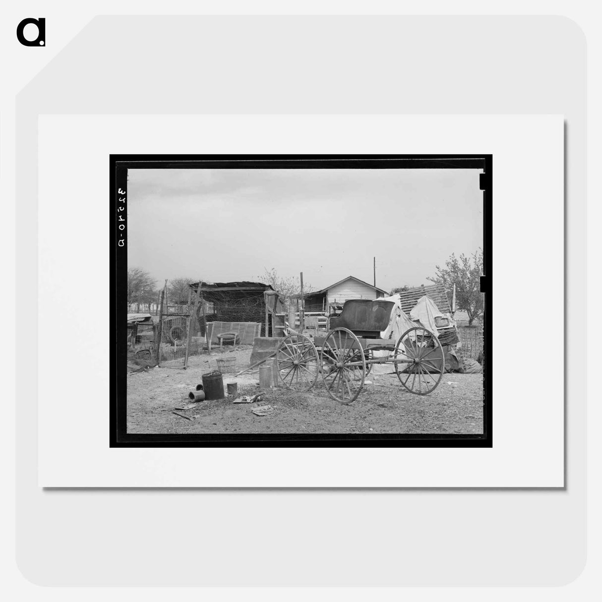アートポスター-Backyard of Mexican House, San Antonio, Texas
- ラッセル リー Poster.