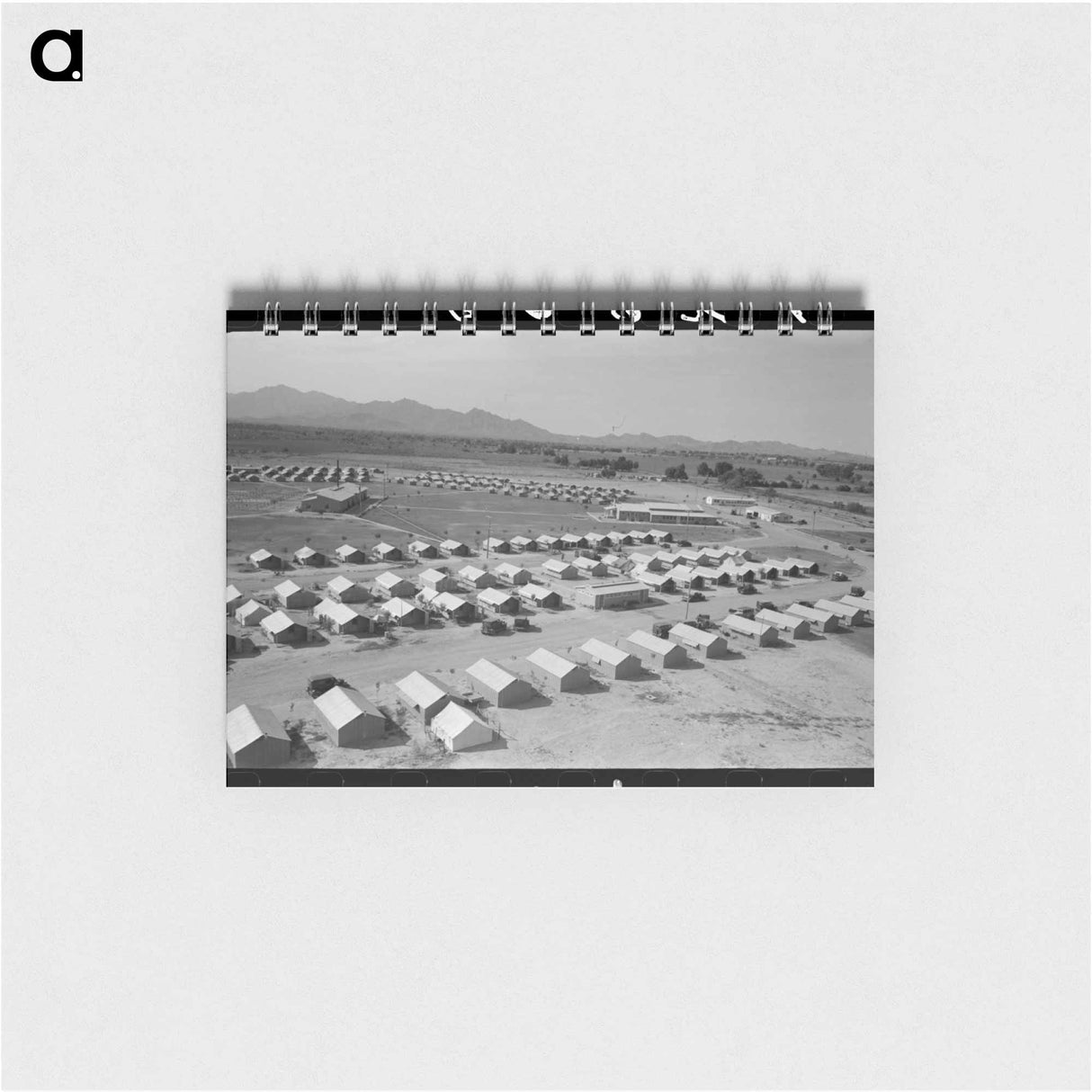アートメモ帳-View from Water Tower at Agua Fria Migratory Labor Camp
- ラッセル リー Memo.