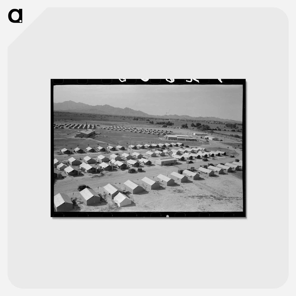 アートポストカード-View from Water Tower at Agua Fria Migratory Labor Camp
- ラッセル リー Postcard.