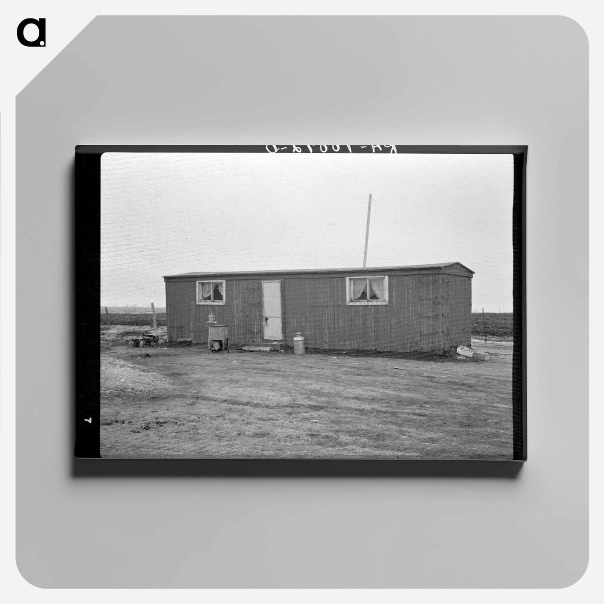 アートパネル-Railroad Car Home of Lloyd Sampson
- ラッセル リー Canvas.
