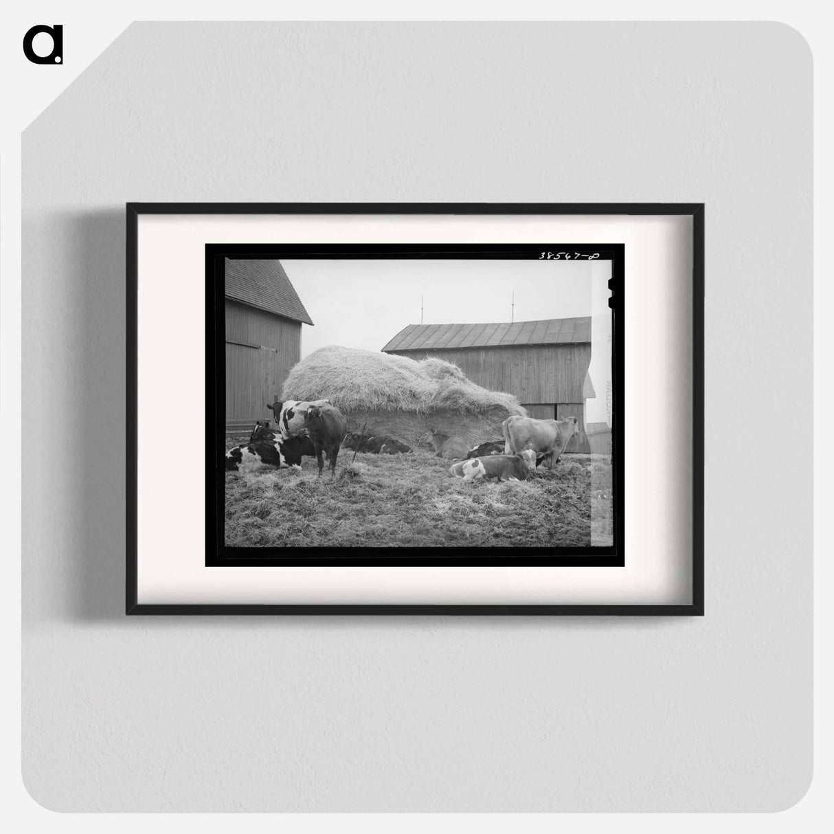 アートポスター-Barnyard Scene, Hancock County, Ohio
- ラッセル リー Poster.