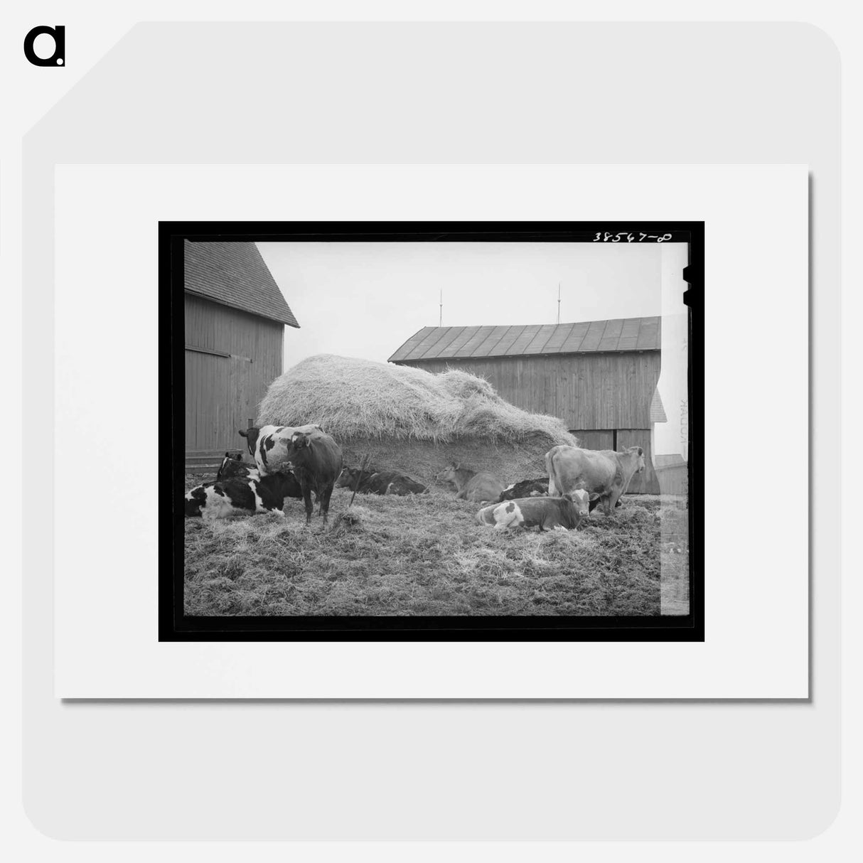 アートポスター-Barnyard Scene, Hancock County, Ohio
- ラッセル リー Poster.