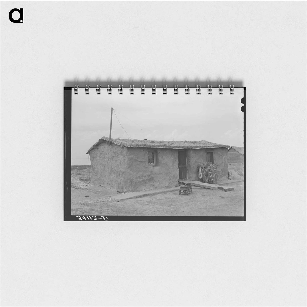 アートメモ帳-Sod House of the Schoenfeldts, Sheridan County, Kansas
- ラッセル リー Memo.