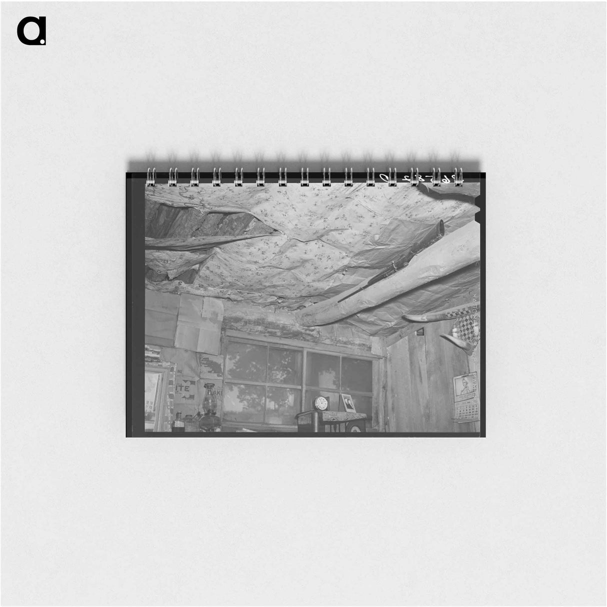 アートメモ帳-Interior, Faro Caudill Dugout, Pie Town
- ラッセル リー Memo.
