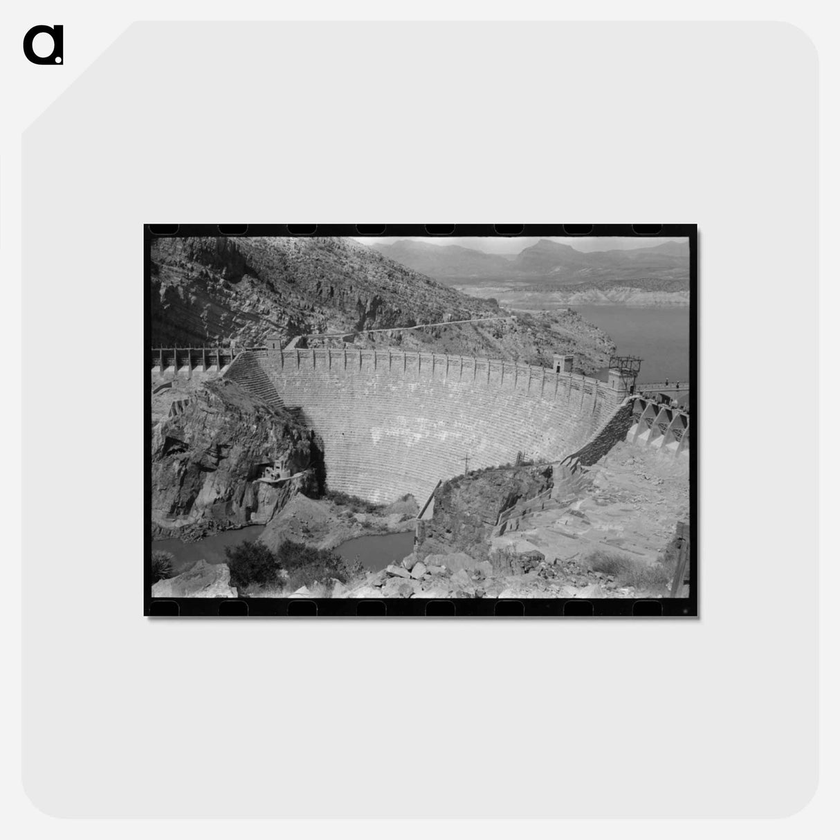 アートポストカード-Roosevelt Dam, Arizona
- ラッセル リー Postcard.