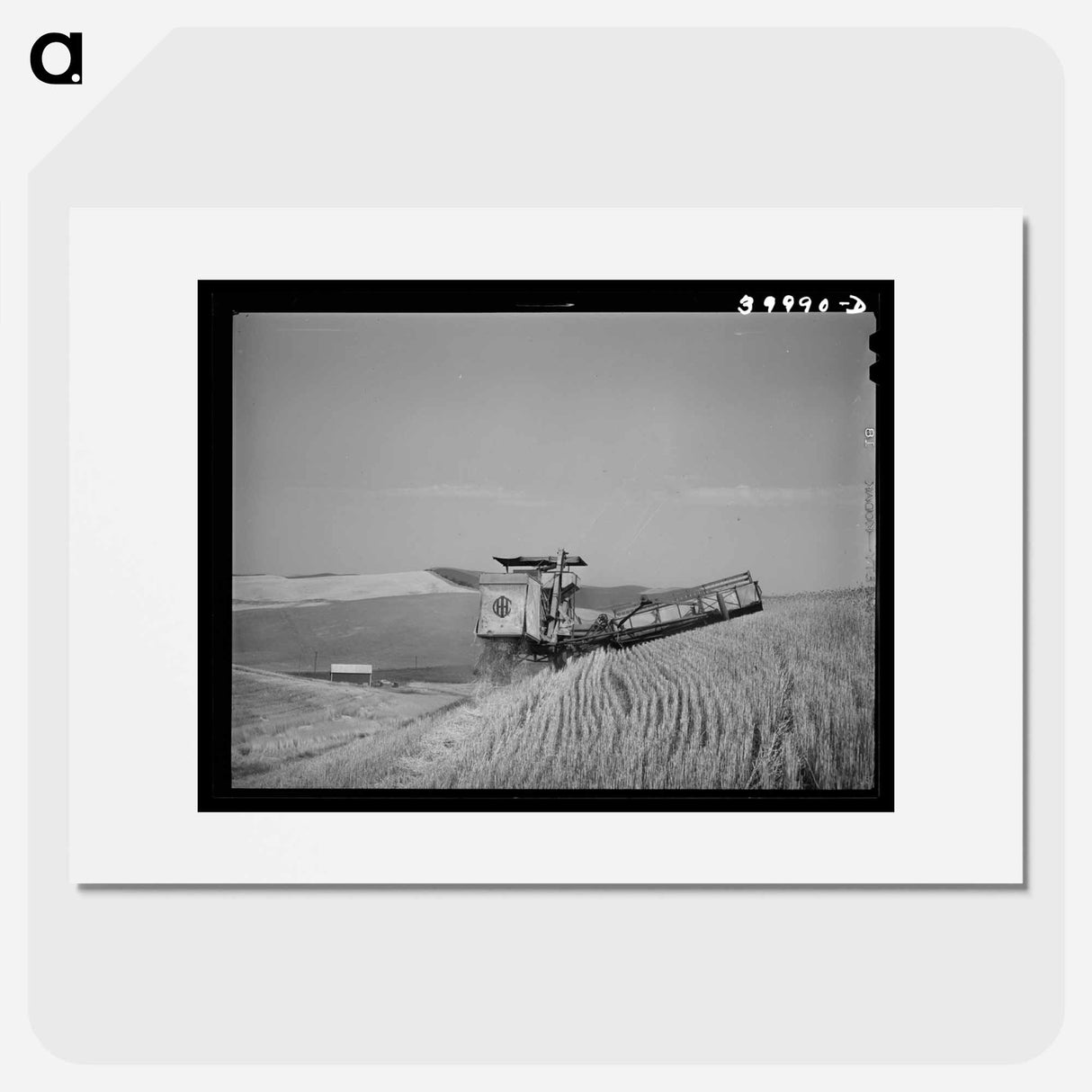 アートポスター-Caterpillar-Drawn Combine in Wheat Fields, Whitman County, Washington
- ラッセル リー Poster.