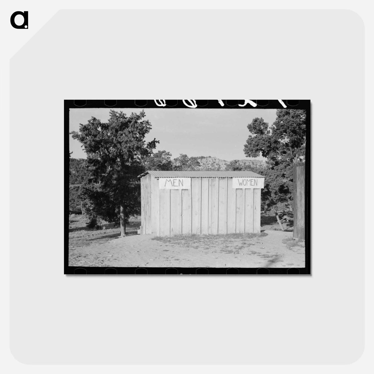 アートポストカード-Public Privies, Pie Town, New Mexico
- ラッセル リー Postcard.