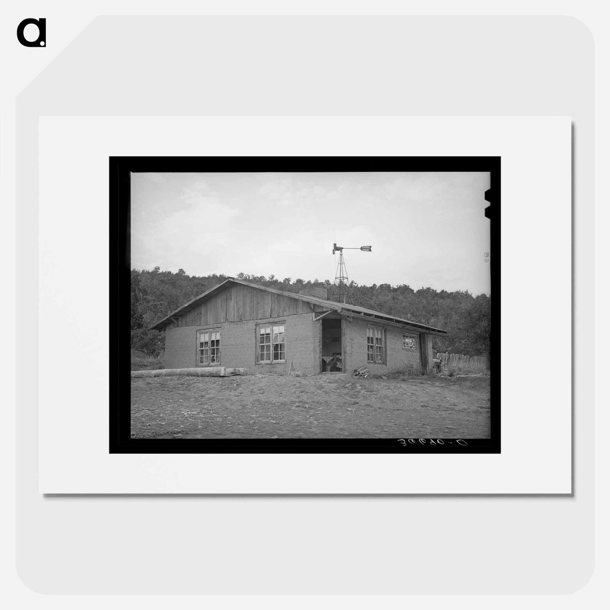 アートポスター-Adobe House, Pie Town, New Mexico
- ラッセル リー Poster.