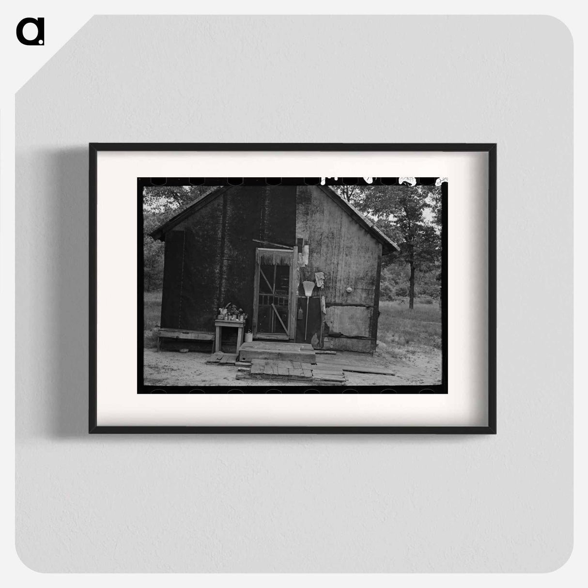 アートポスター-Backporch of Henry McPeak's House, Black River Falls, Wisconsin
- ラッセル リー Poster.